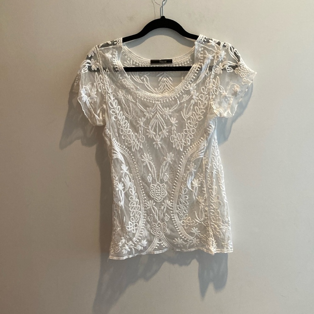 41. DULCIE lace top